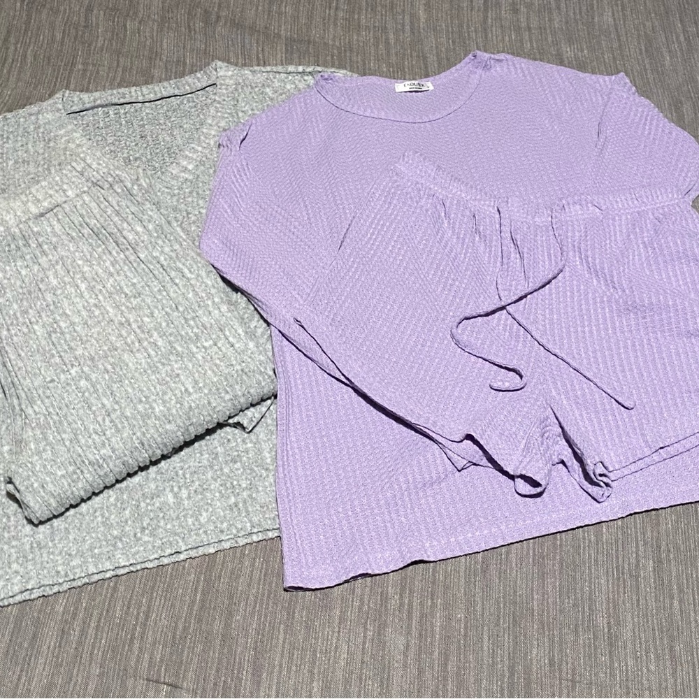 Women’s pajama sets.